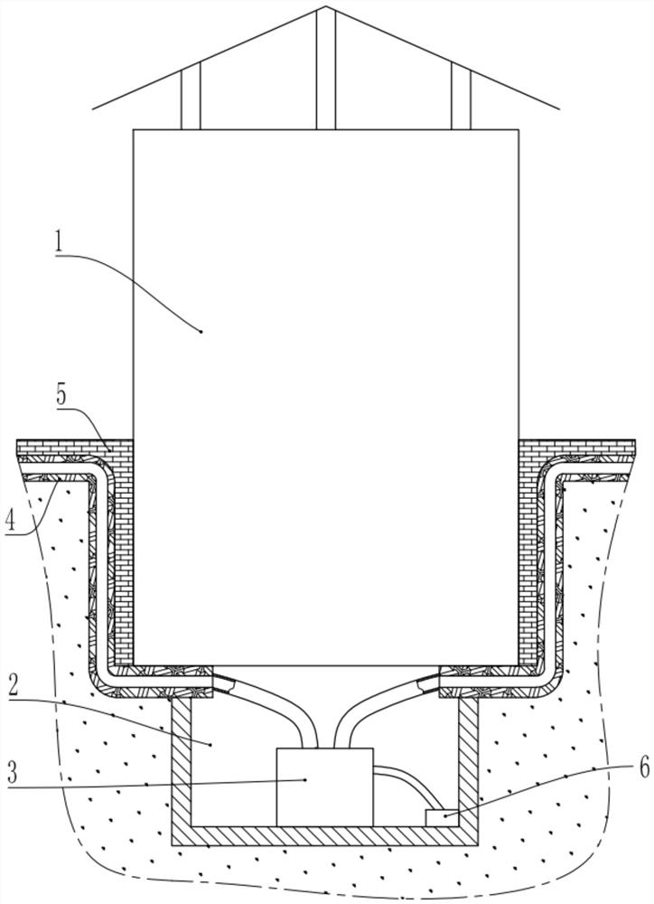 An energy-saving building water circulation system