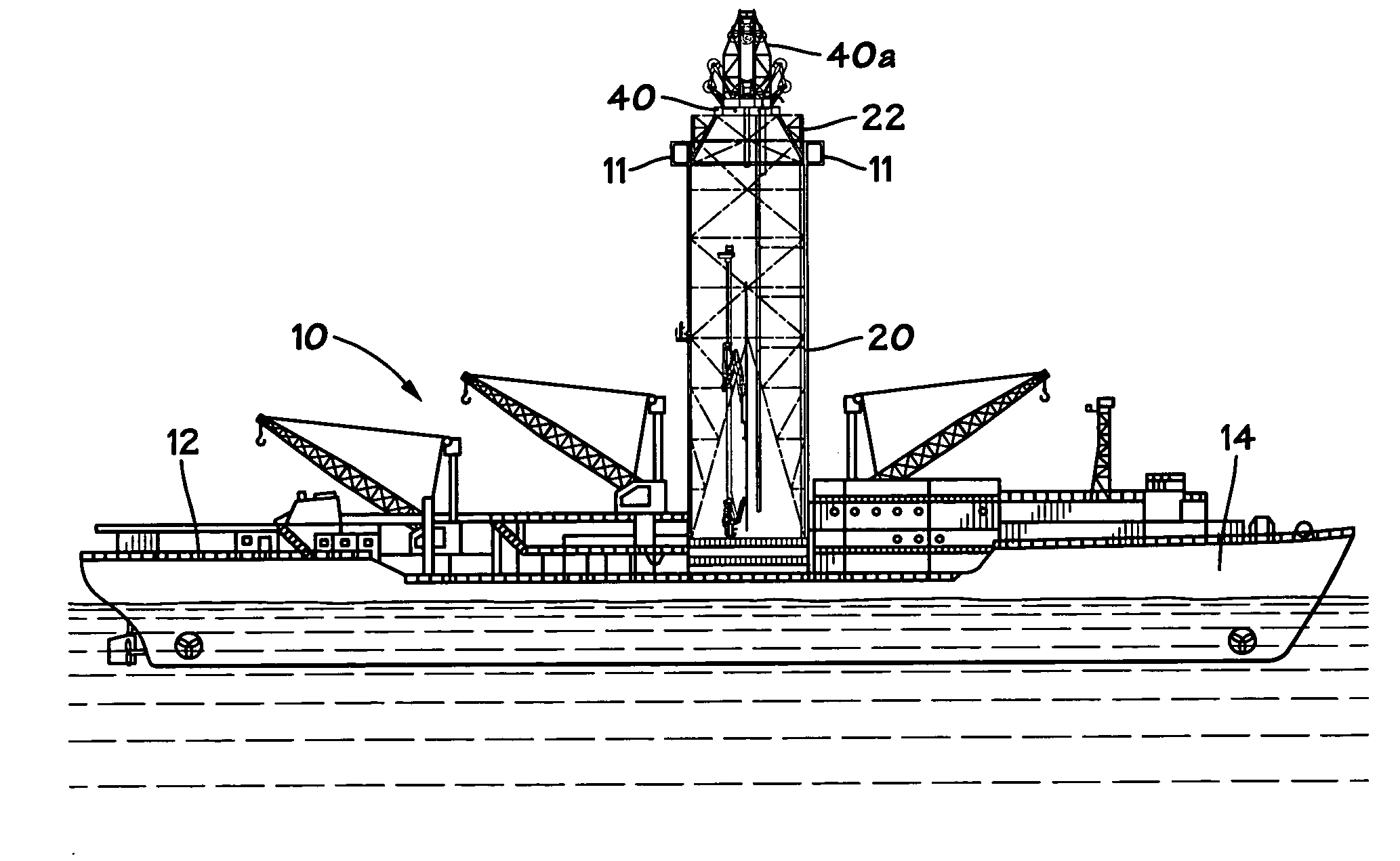 Drill ship