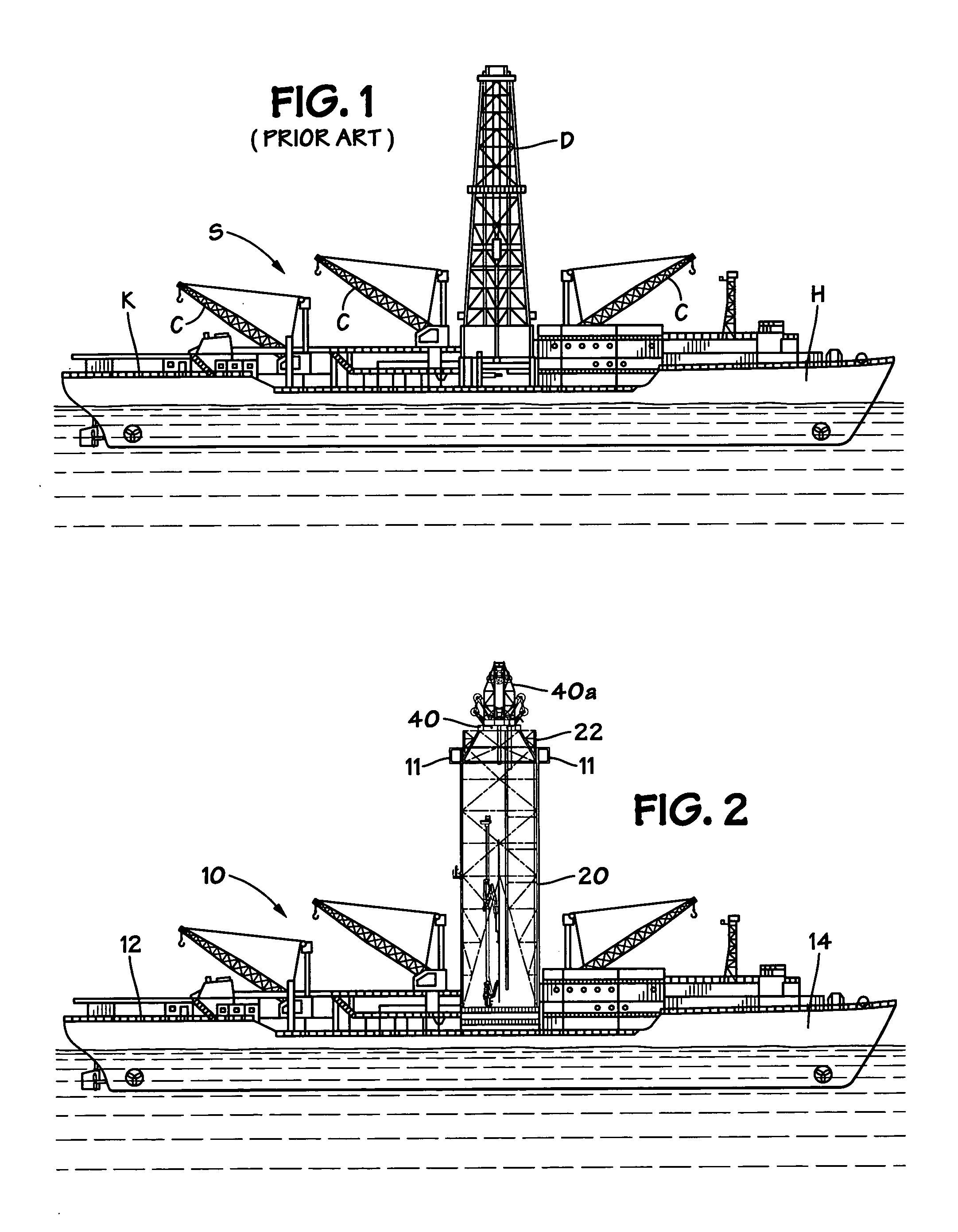 Drill ship