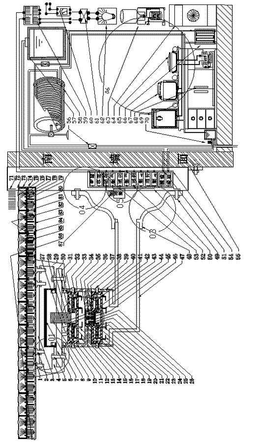 Solar water boiler