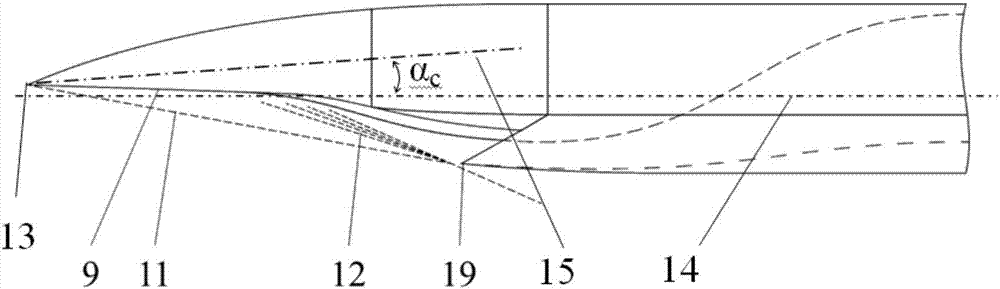 Lower-jaw type supersonic/hypersonic inlet integrated with forebody and design method of lower-jaw type supersonic/hypersonic inlet