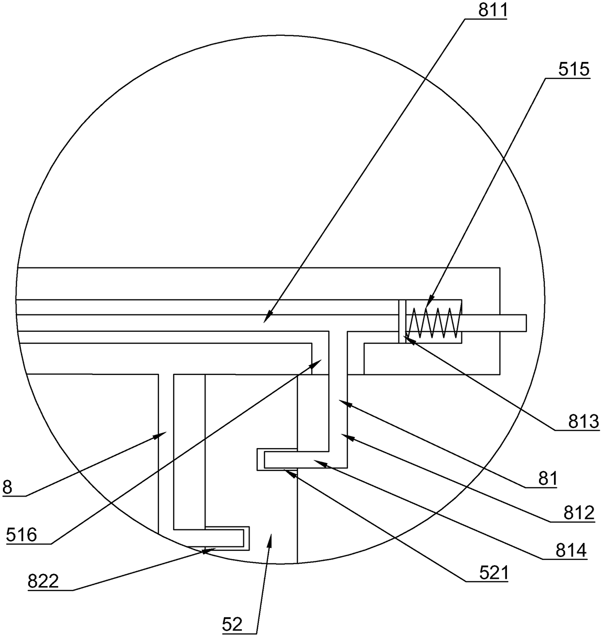 Catheterization drainage device for thoracic cavity