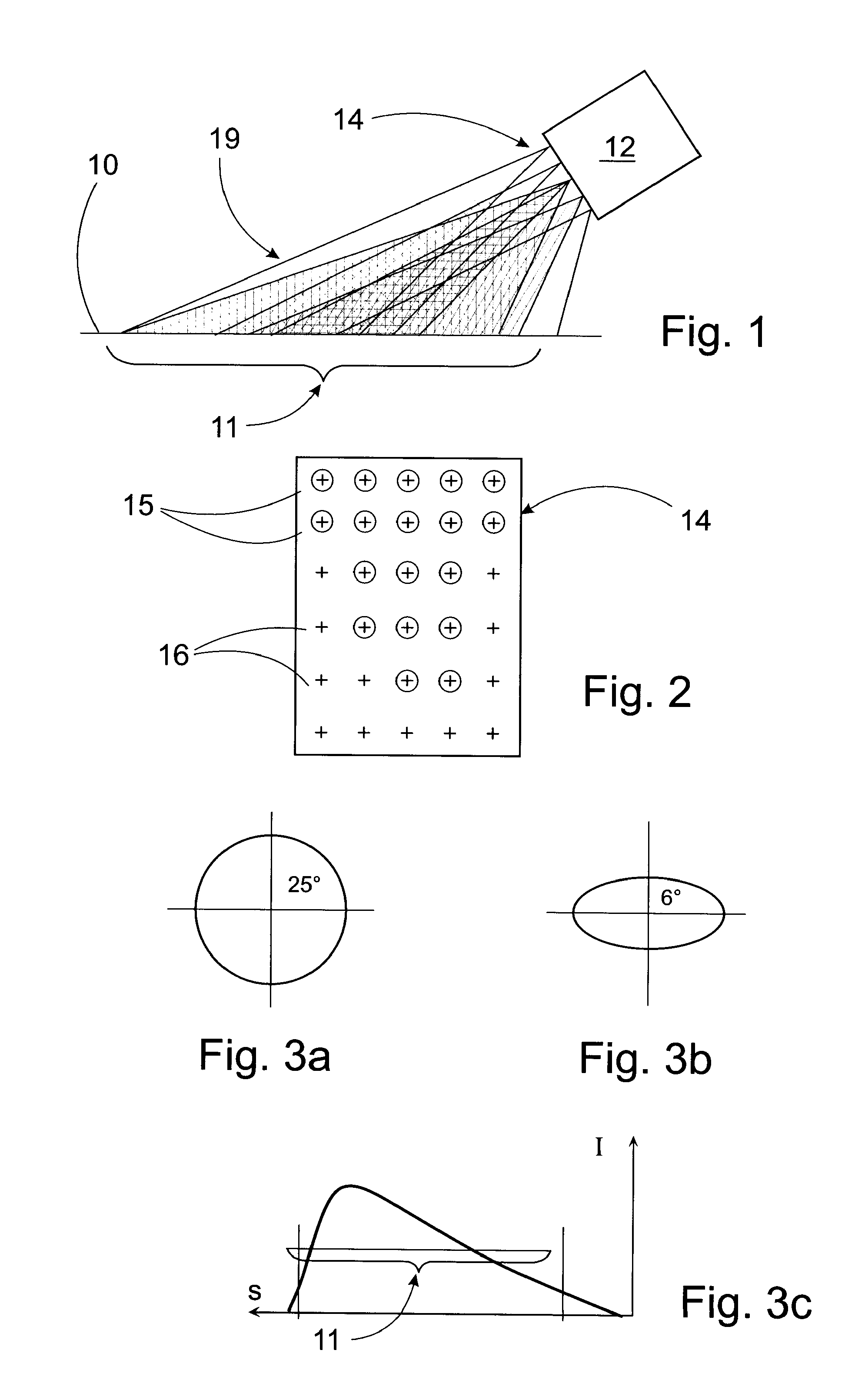 LED light matrix equipped with impulse means