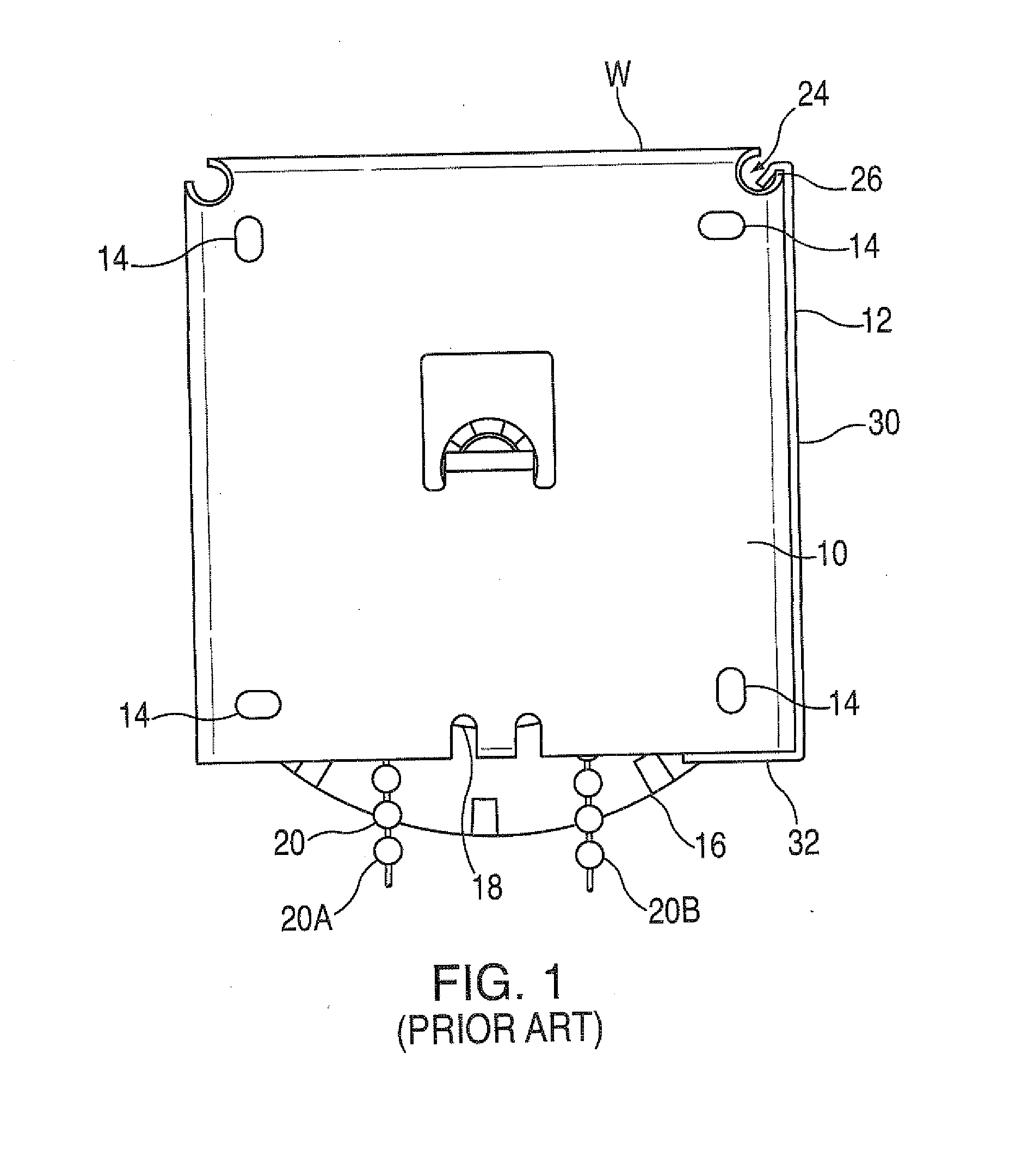 Modular bracket system for window treatment