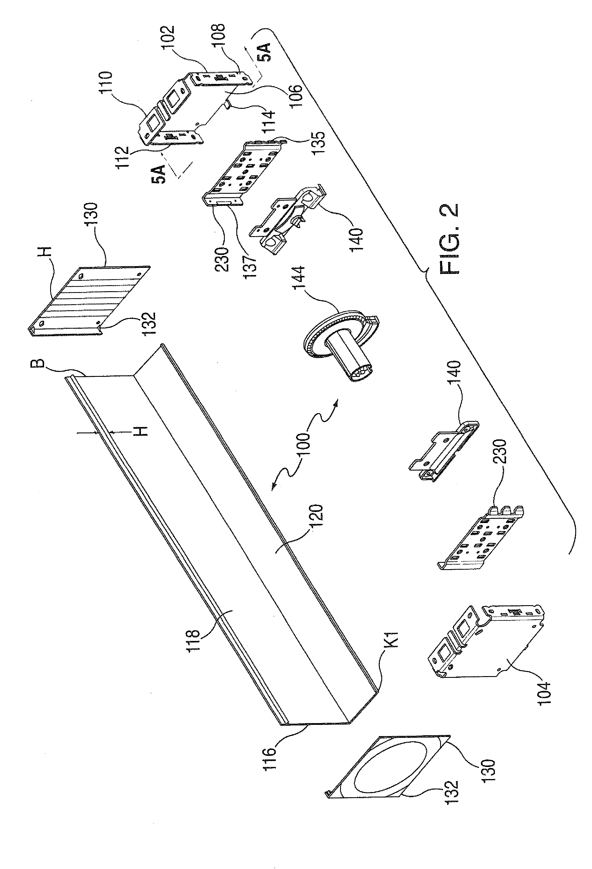 Modular bracket system for window treatment