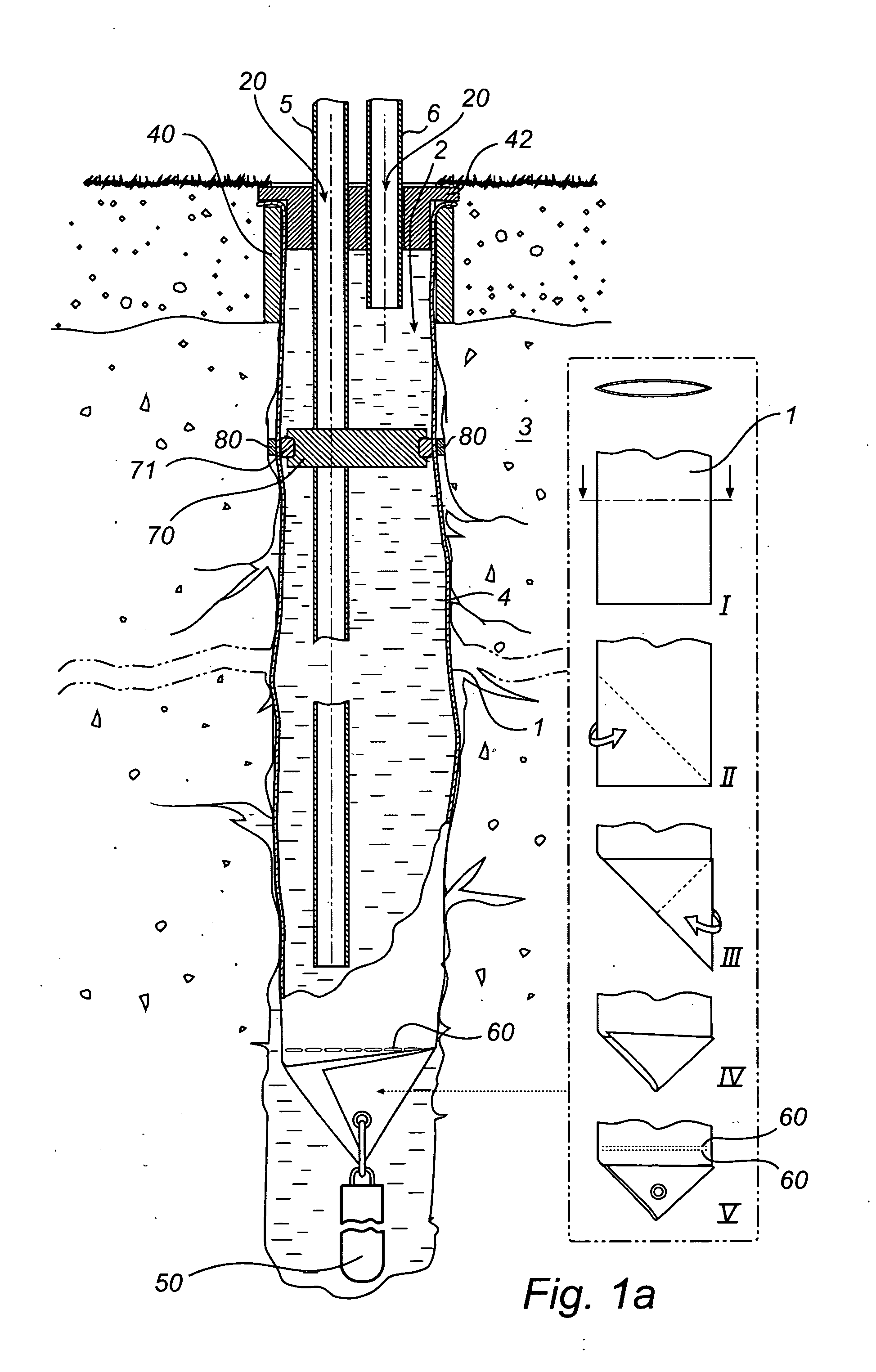 System for exchanging energy with a ground