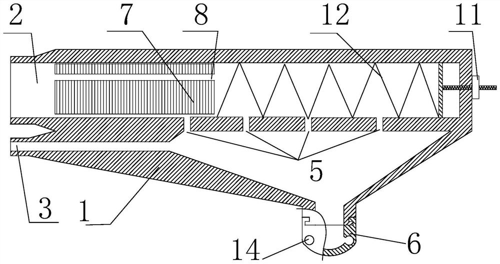 A steady flow spray device