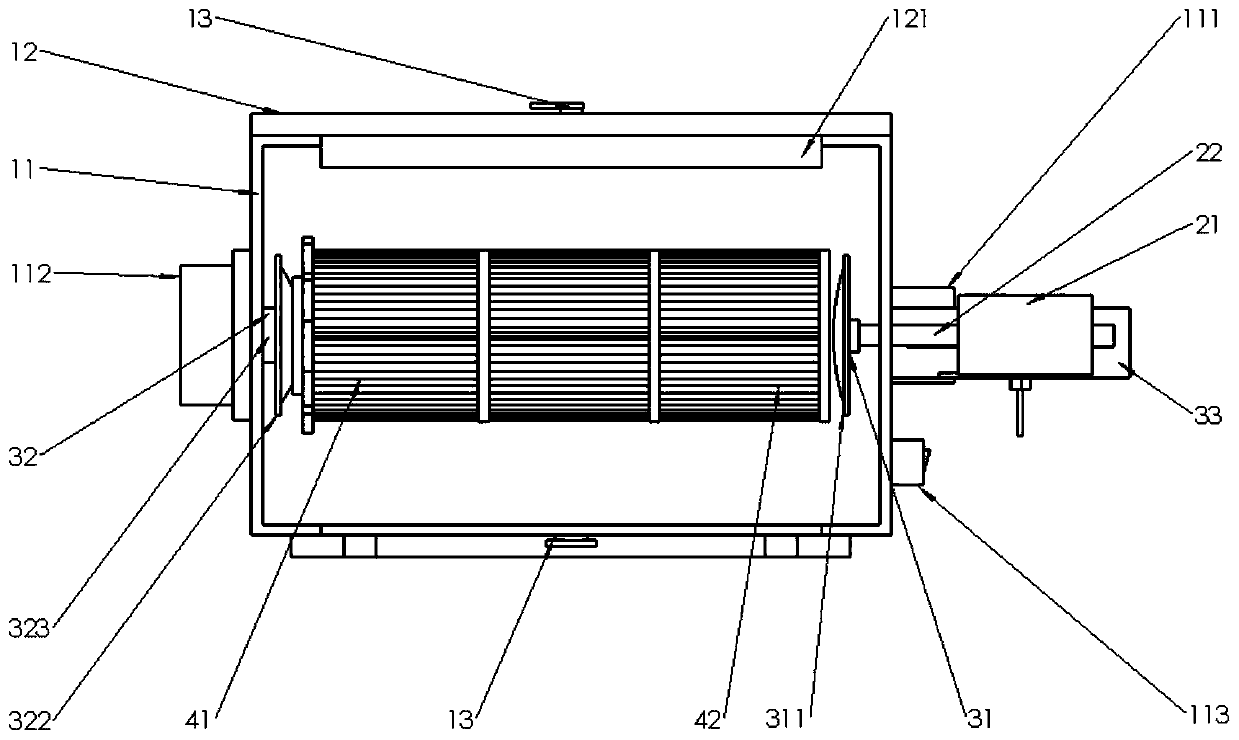 Filter cartridge cleaning device