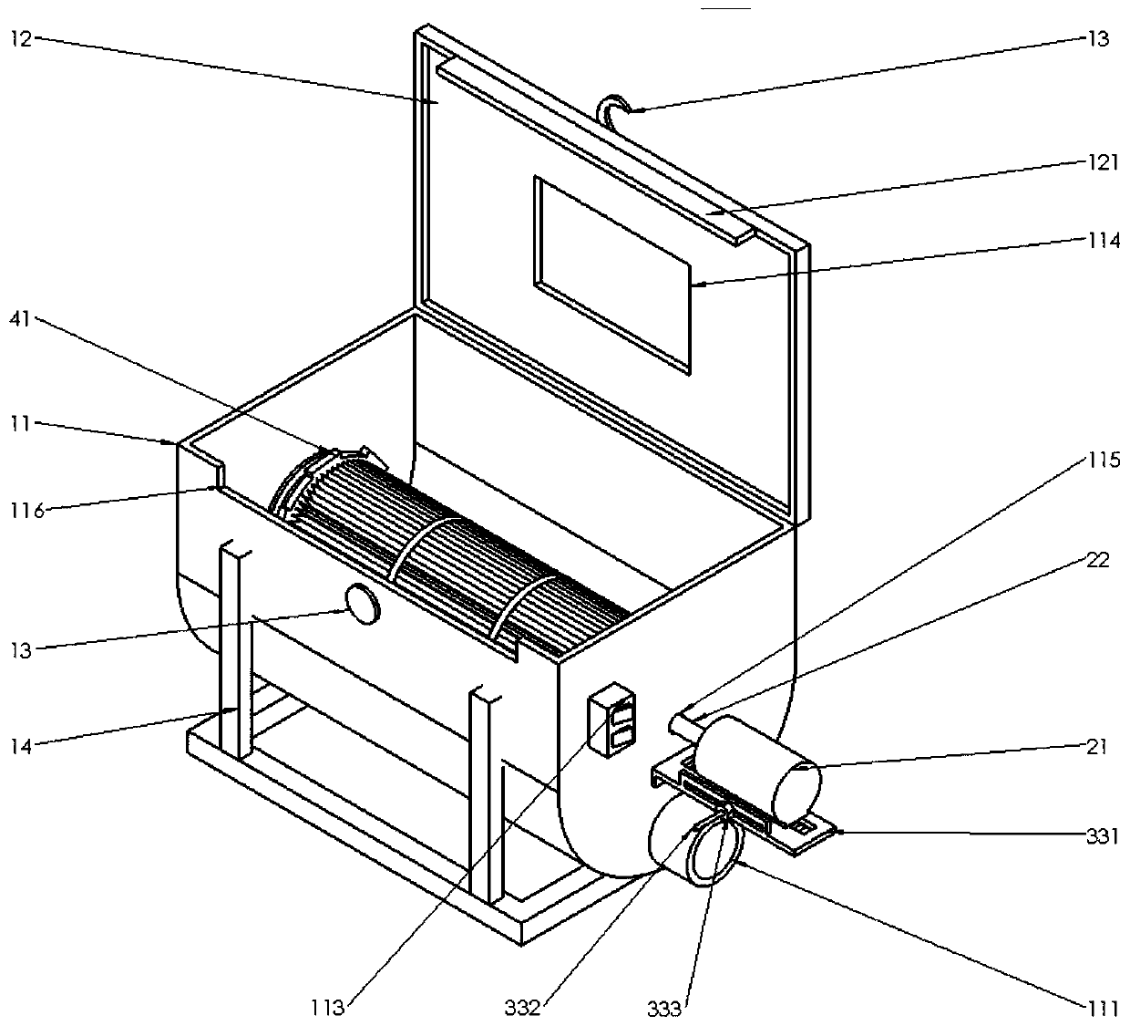 Filter cartridge cleaning device