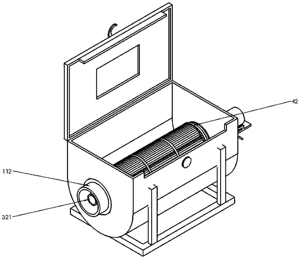 Filter cartridge cleaning device