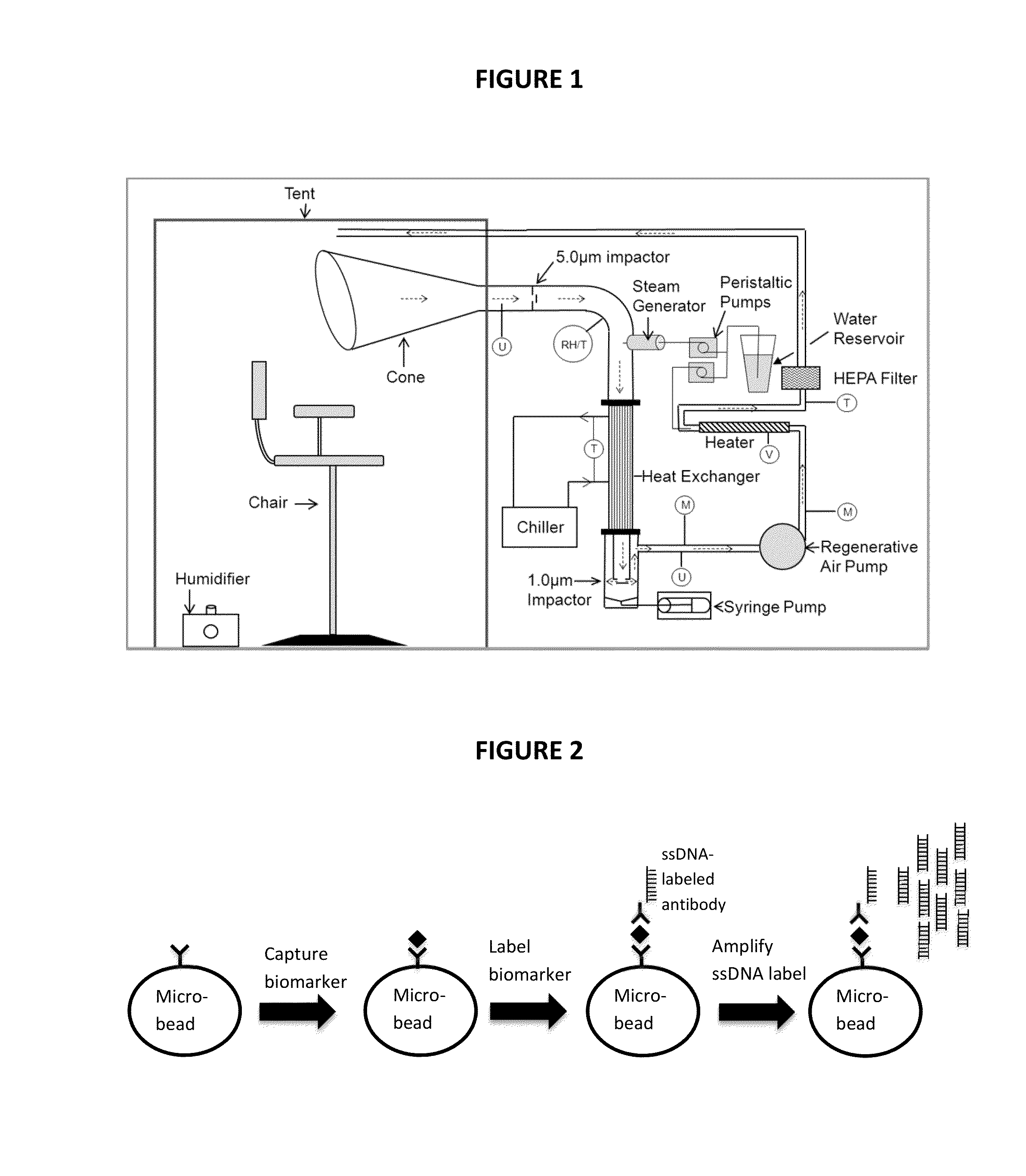 Human Exhaled Aerosol Droplet Biomarker System and Method