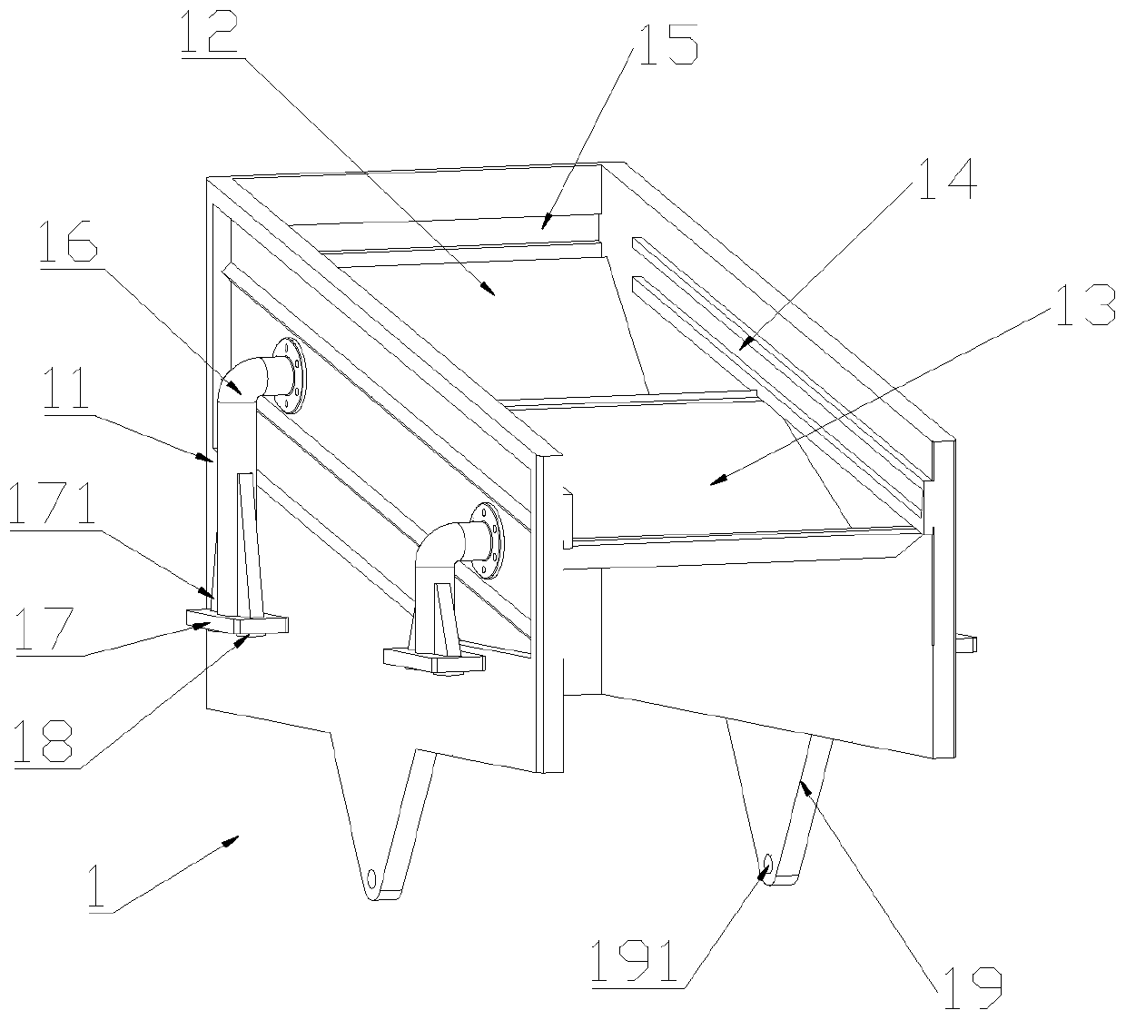 Gangue pre-discharging process for selecting coking coal as raw coal and screening device thereof