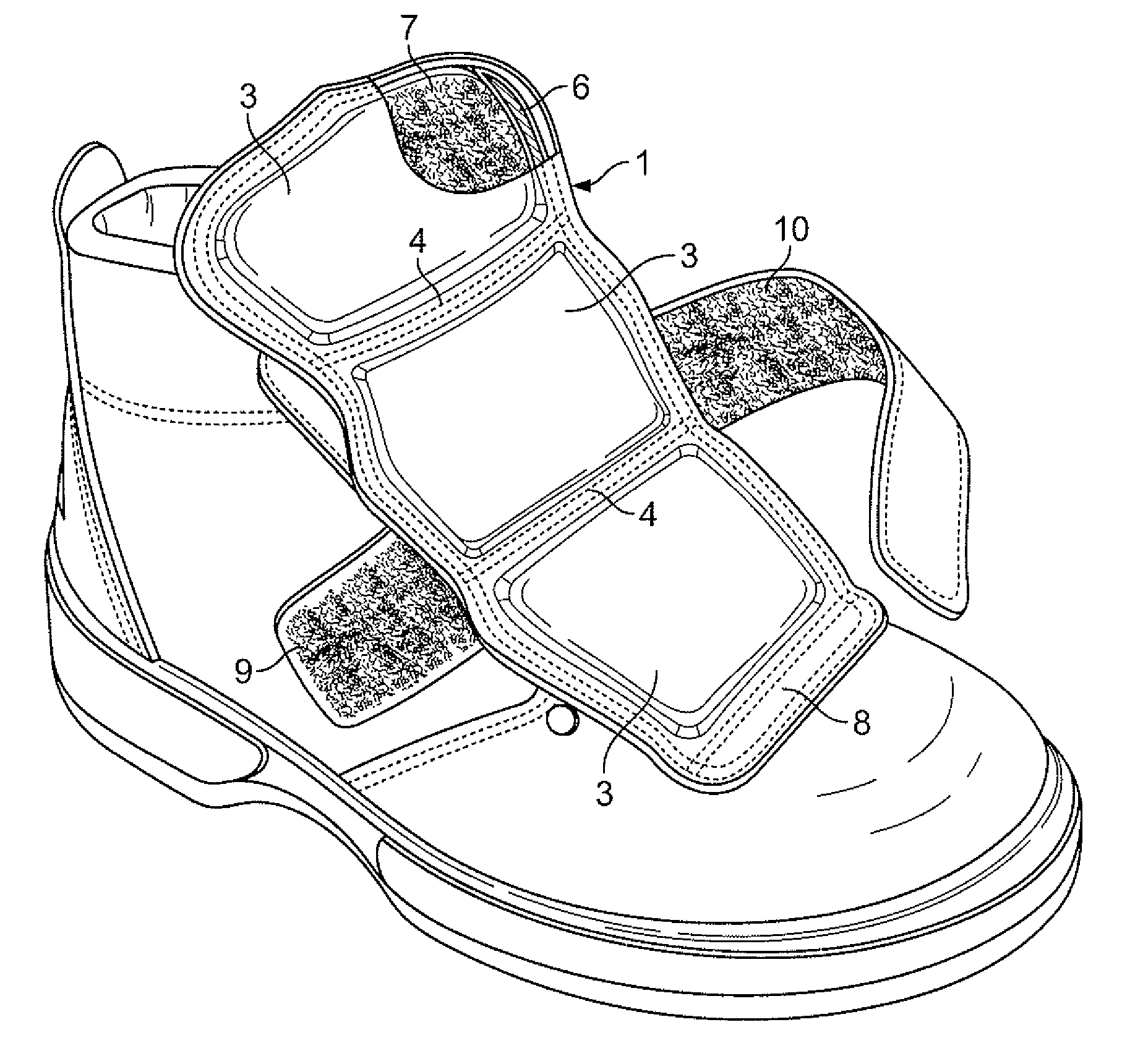 Metatarsal protection for safety footwear