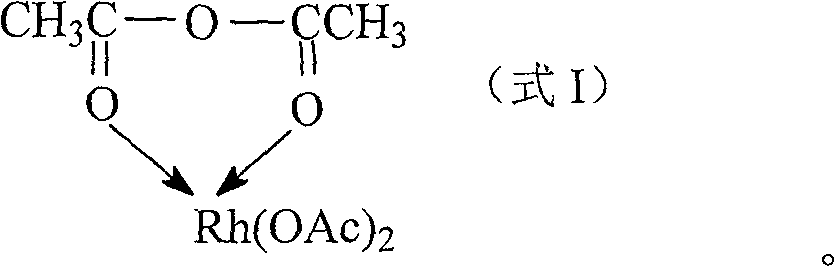 Rhodium acetic anhydride complex, and its preparing method and application