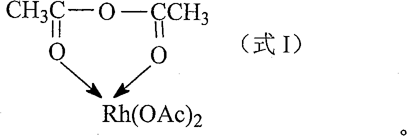 Rhodium acetic anhydride complex, and its preparing method and application