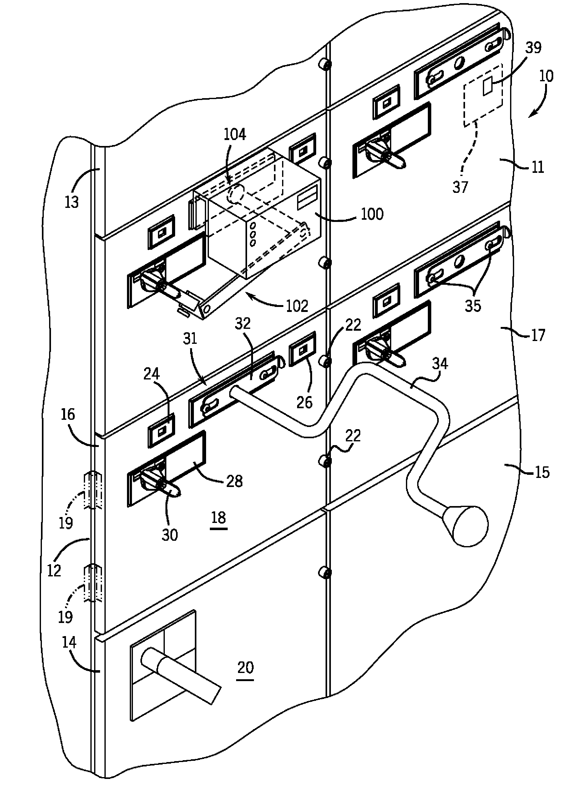 Remote operation of a motor control center subunit disconnect