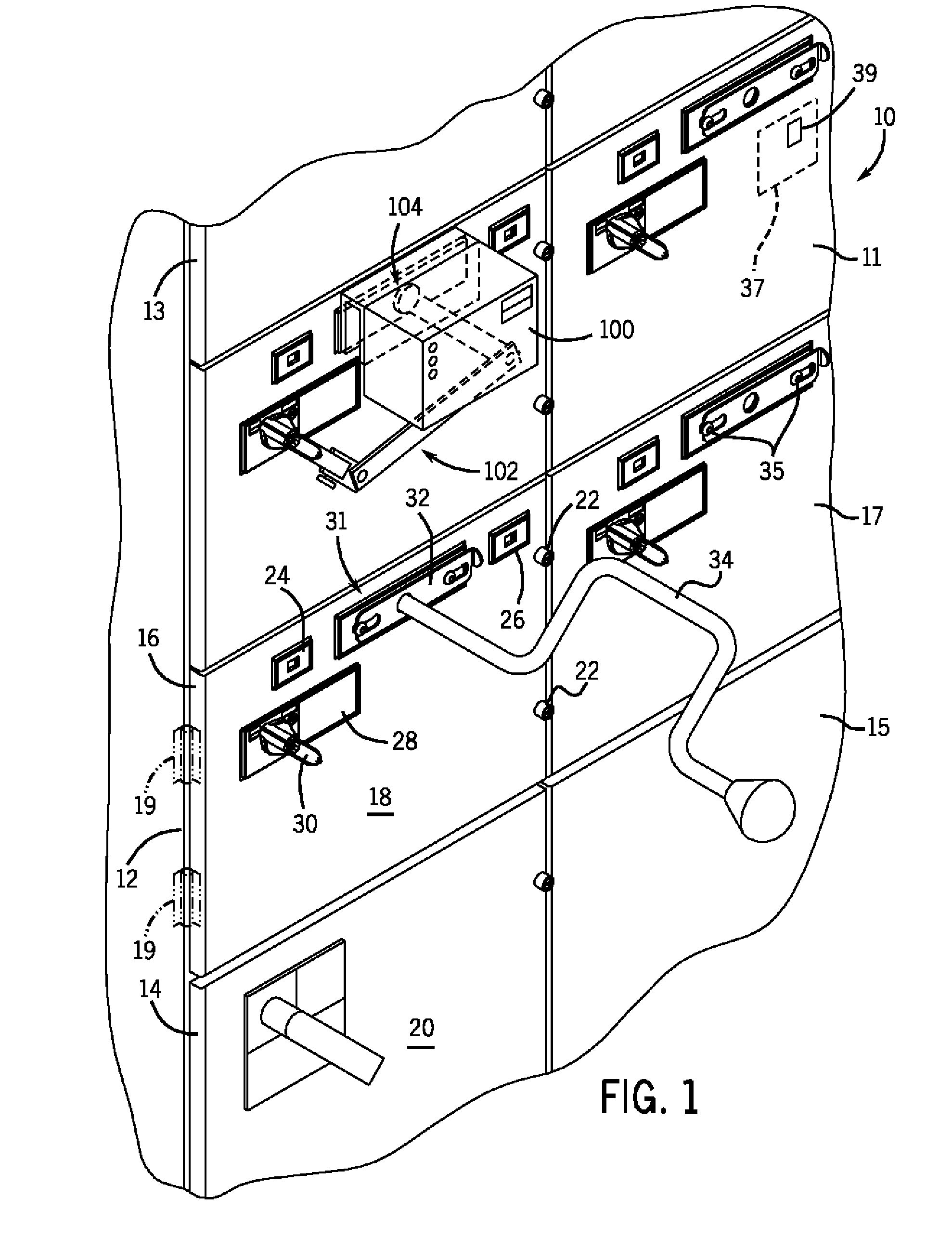 Remote operation of a motor control center subunit disconnect