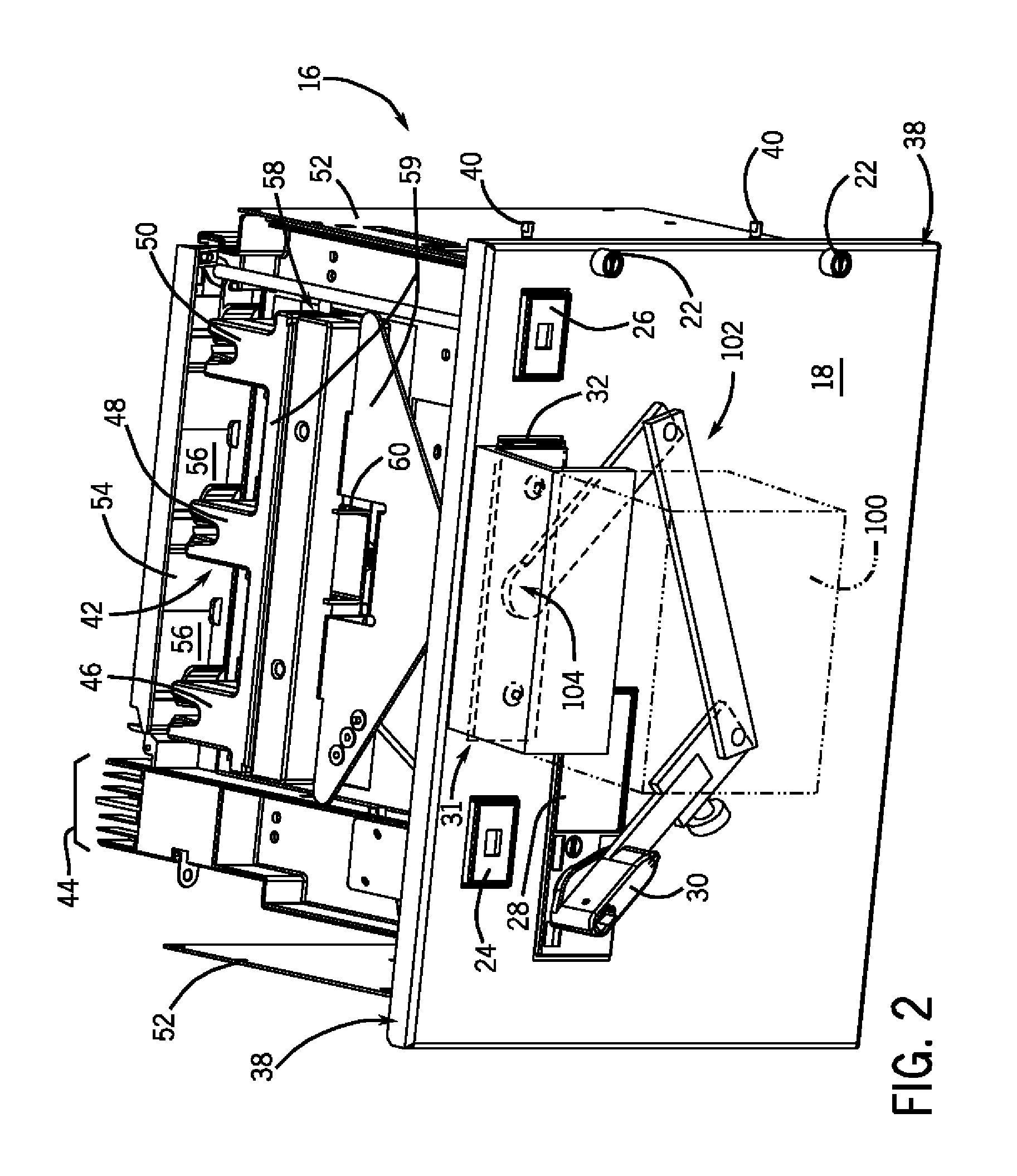 Remote operation of a motor control center subunit disconnect