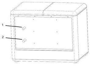 A liquid level sensor device for a beer machine