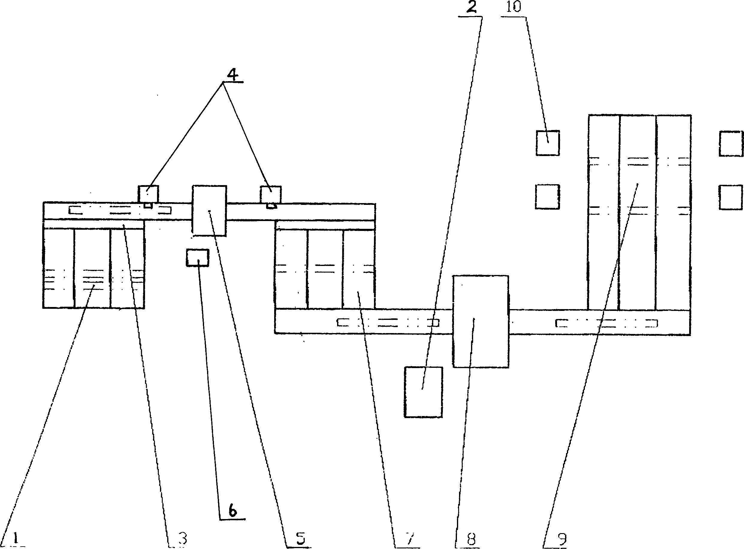 Machining process of hole in longitudinal chassis beam