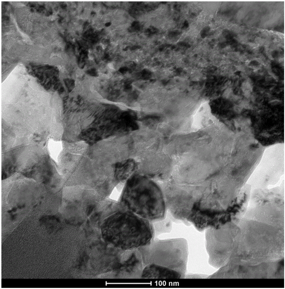 Method for preparing gradient nanostructure nitride layer on surface of titanium alloy