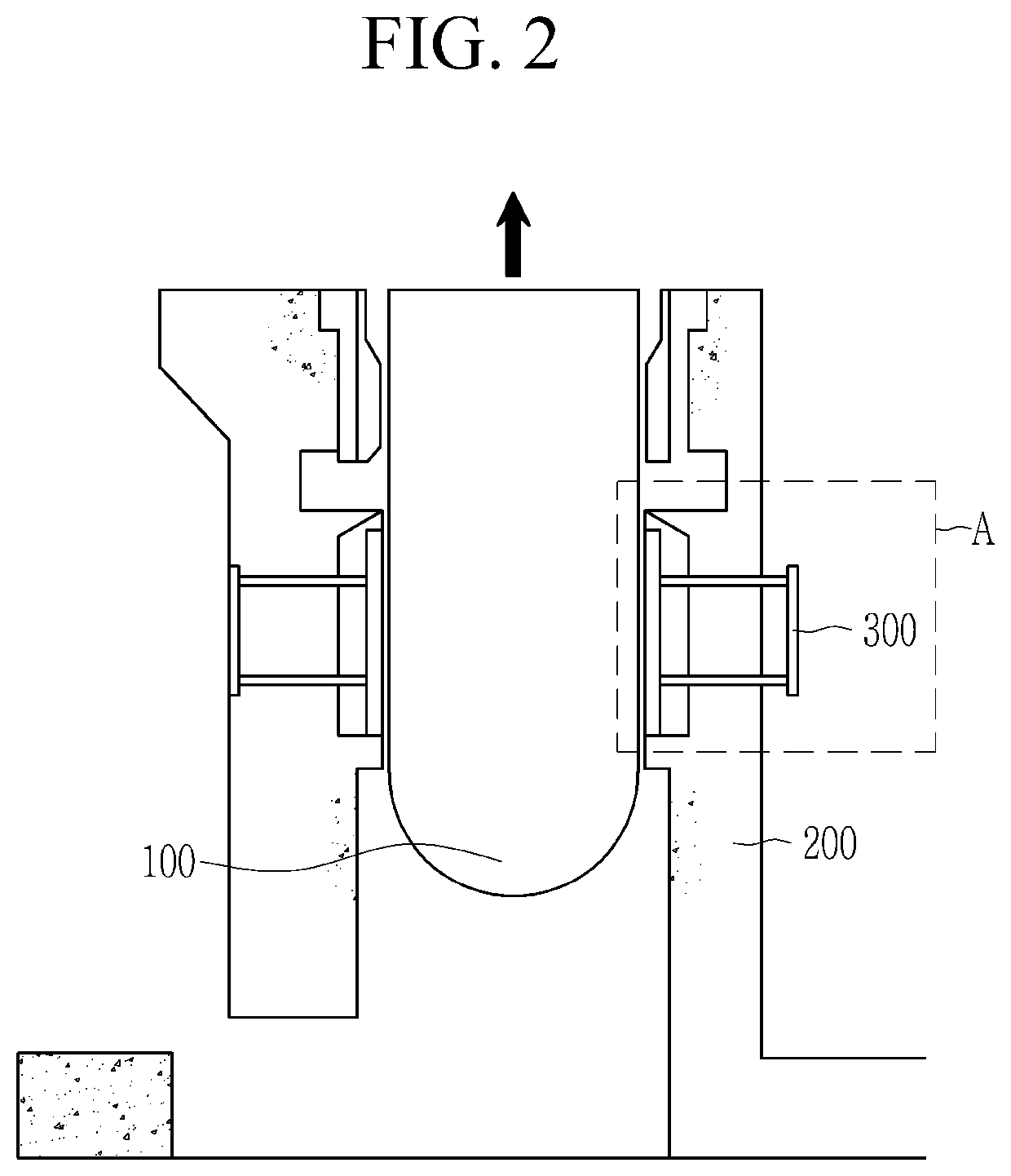 Decommissioning method of biodegradable concrete of pwr type nuclear power plant