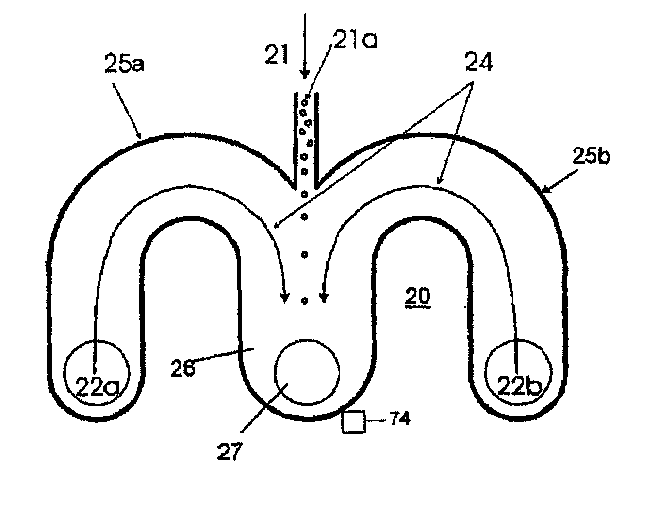 Method and device for withdrawing suspended microparticles from a fluidic microsystem