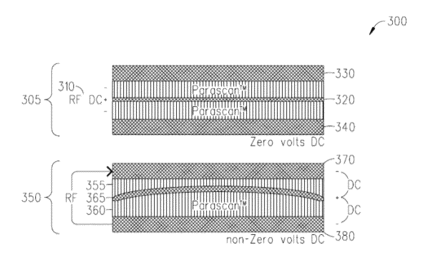 Capacitors adapted for acoustic resonance cancellation