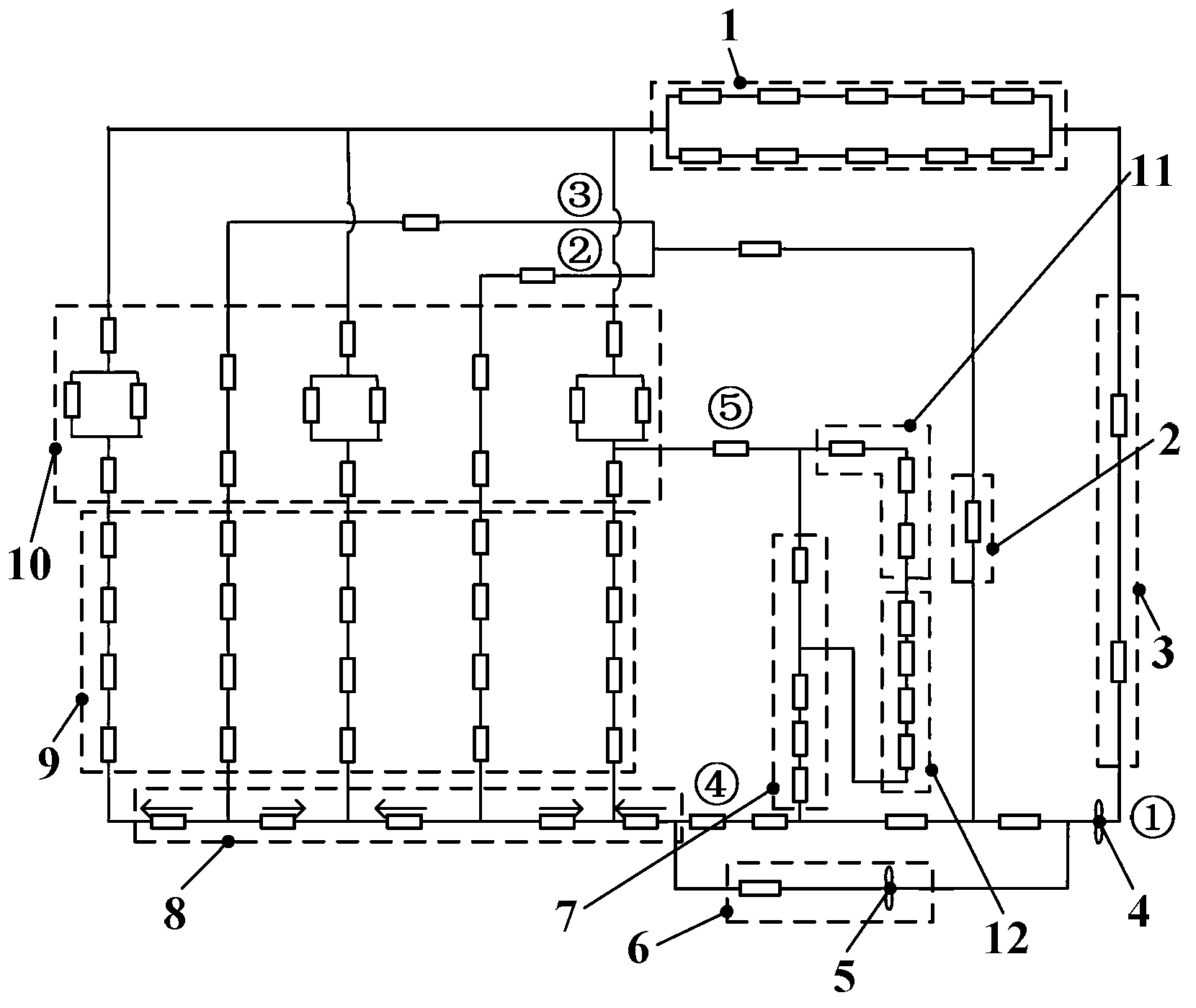 Method for acquiring surface heat transfer coefficient of end winding of large-sized synchronous generator stator