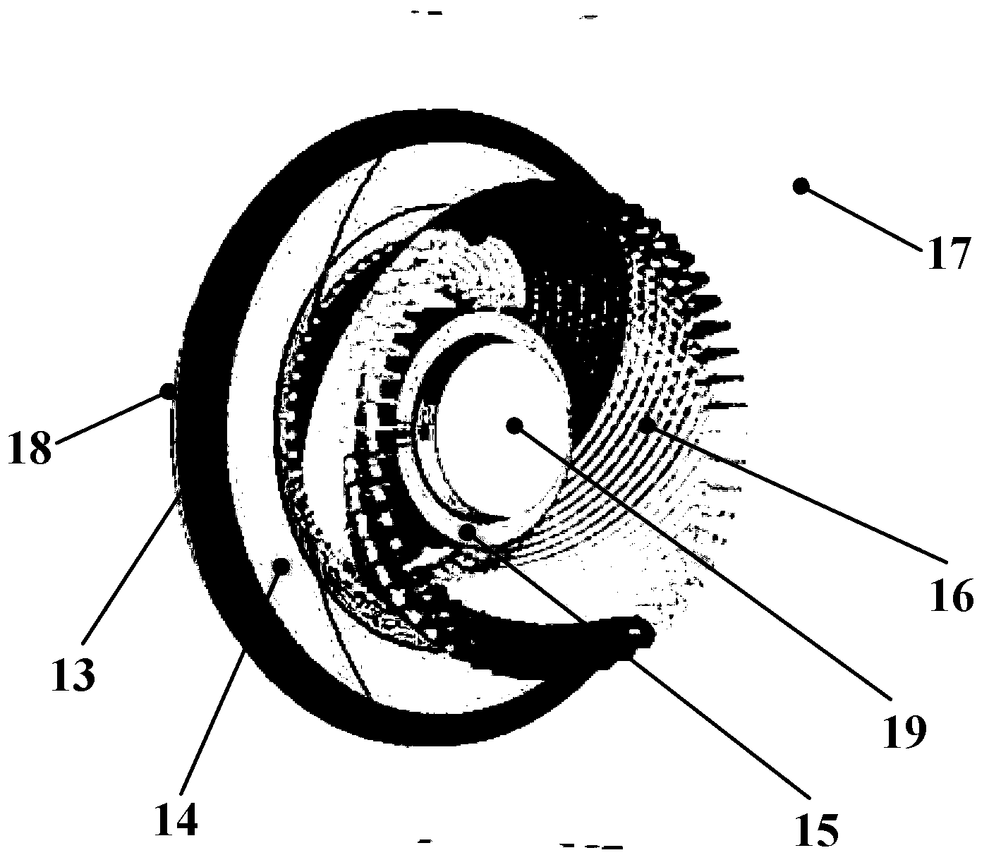 Method for acquiring surface heat transfer coefficient of end winding of large-sized synchronous generator stator