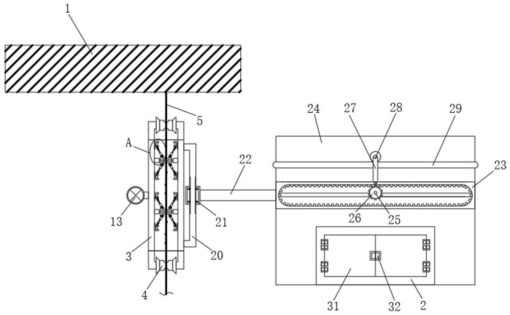 Annular steel wire detector