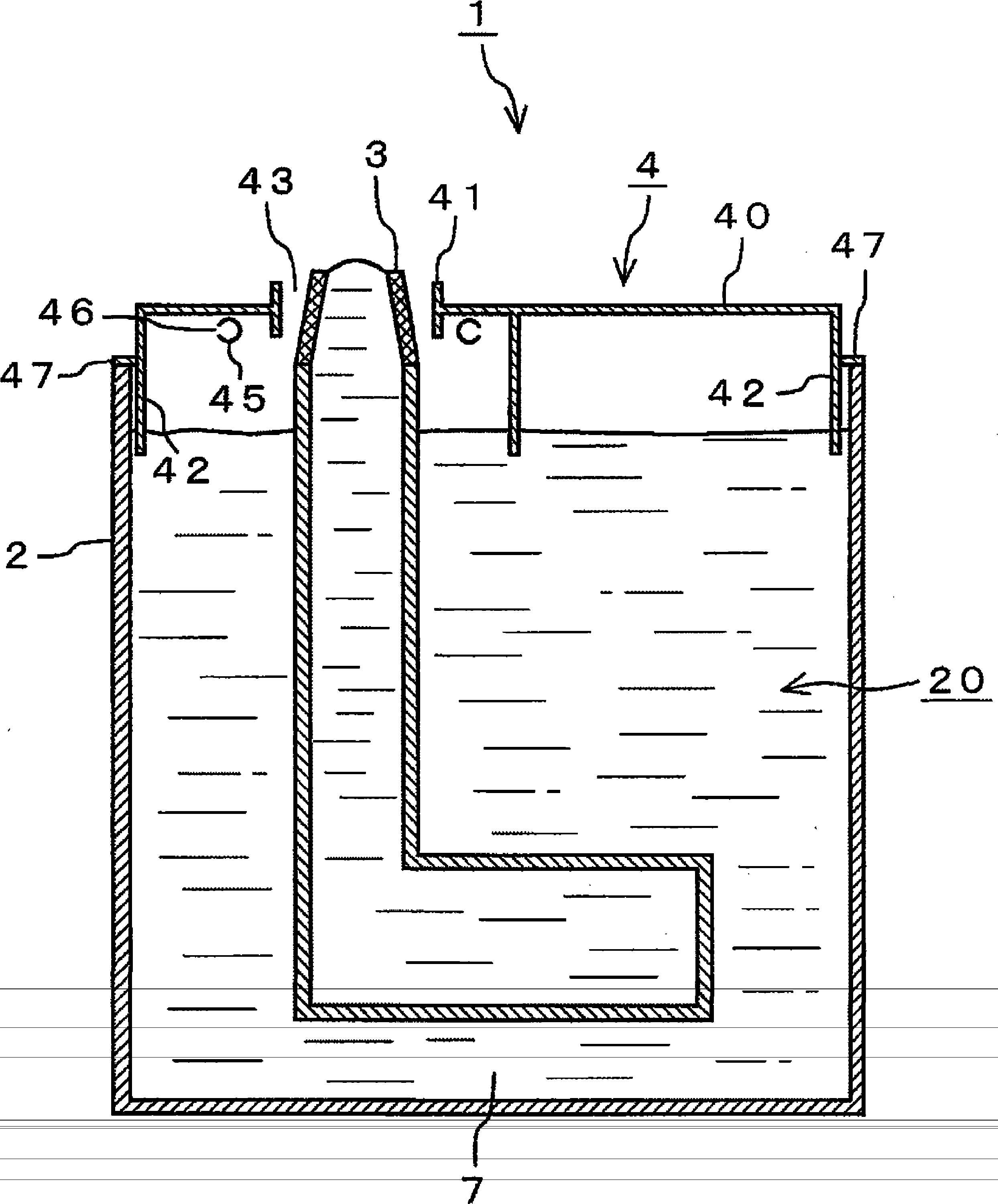 Jet solder vessel