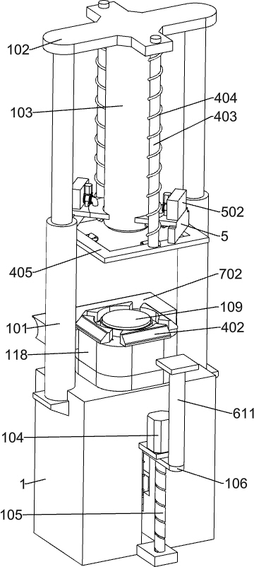 Cylindrical battery steel shell stretching forming device