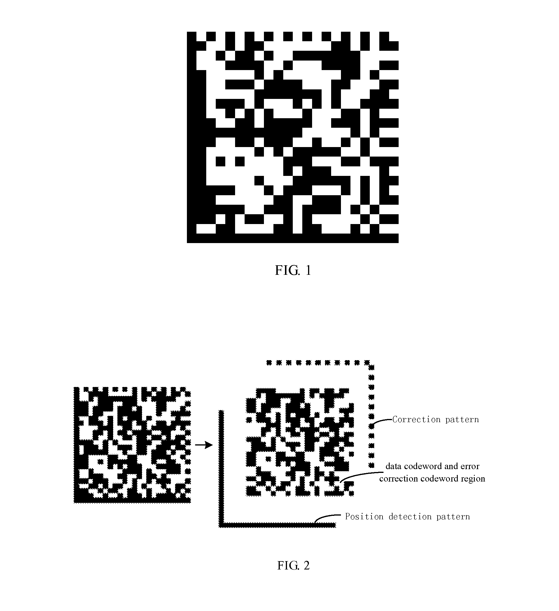 Data matrix decoding chip and decoding method thereof