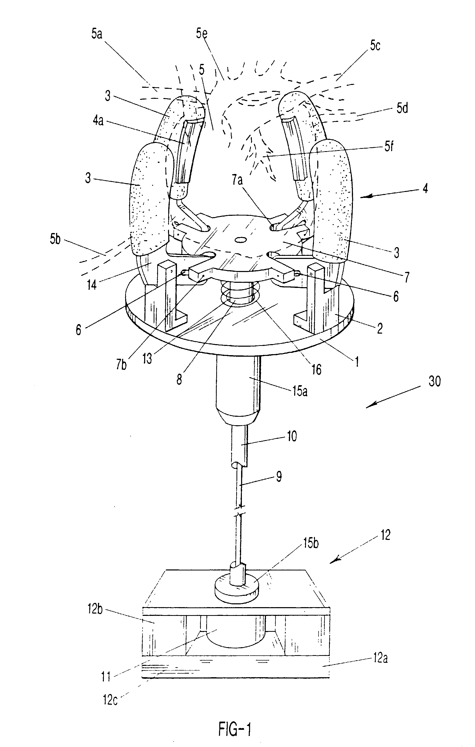 Electrically-controllable multi-fingered resilient heart compression devices