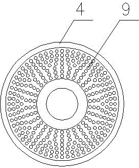 Axial flow type single-seat adjusting valve