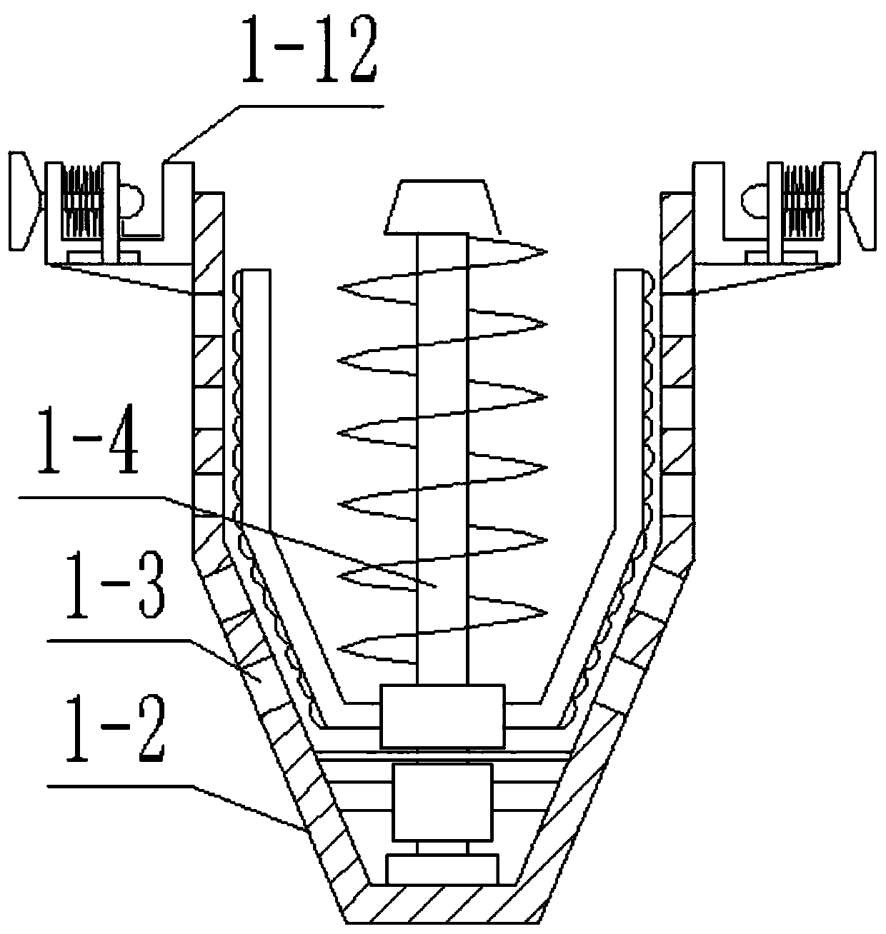 Novel biopharmacy tablet grinding forming device