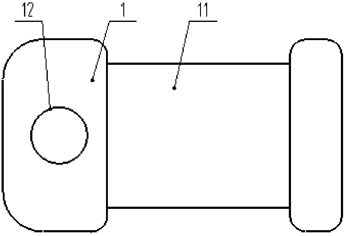 Unilateral buckling type novel buckle