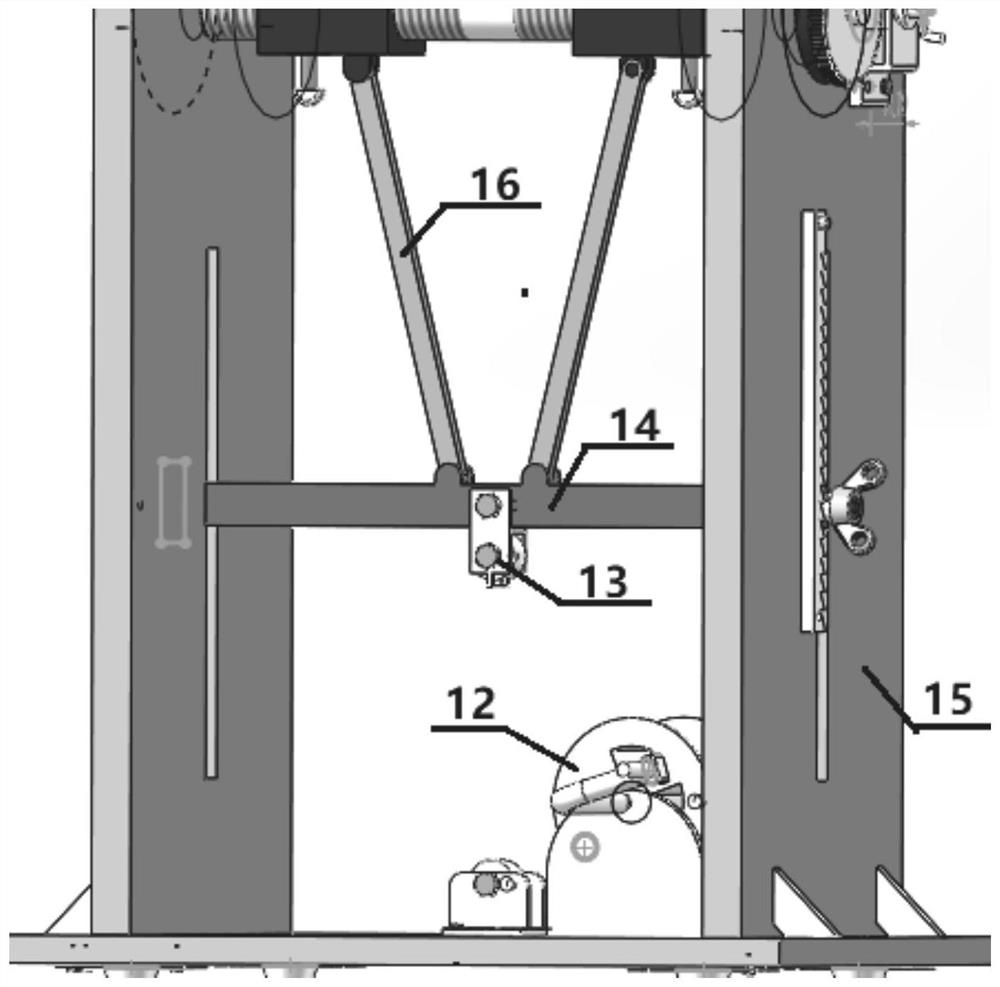 A stacking device for proton exchange membrane fuel cells