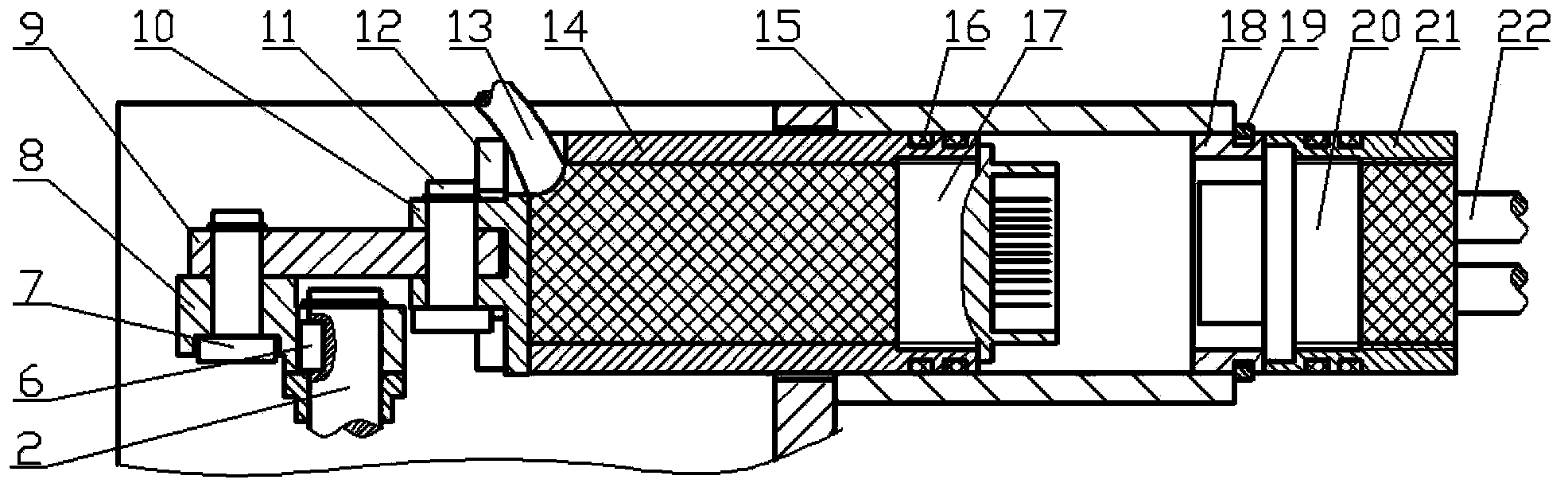 Underwater cable pulling-out mechanism