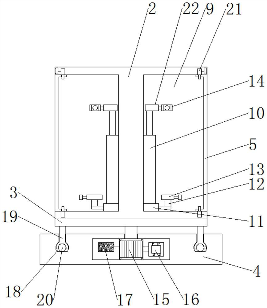 Teaching aid suspending mechanism for music teaching