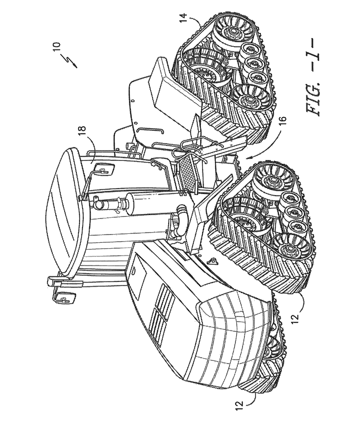 Wheel designs for use within a track assembly of a work vehicle