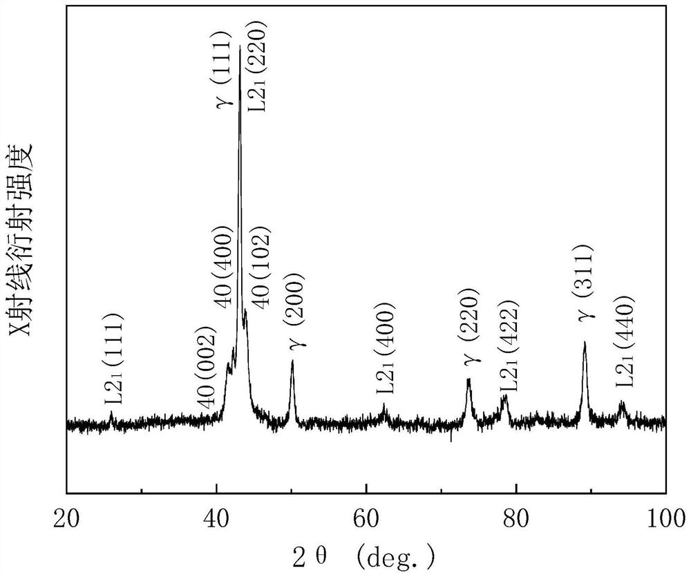 A ferromagnetic shape memory alloy with nanoeutectic layer structure