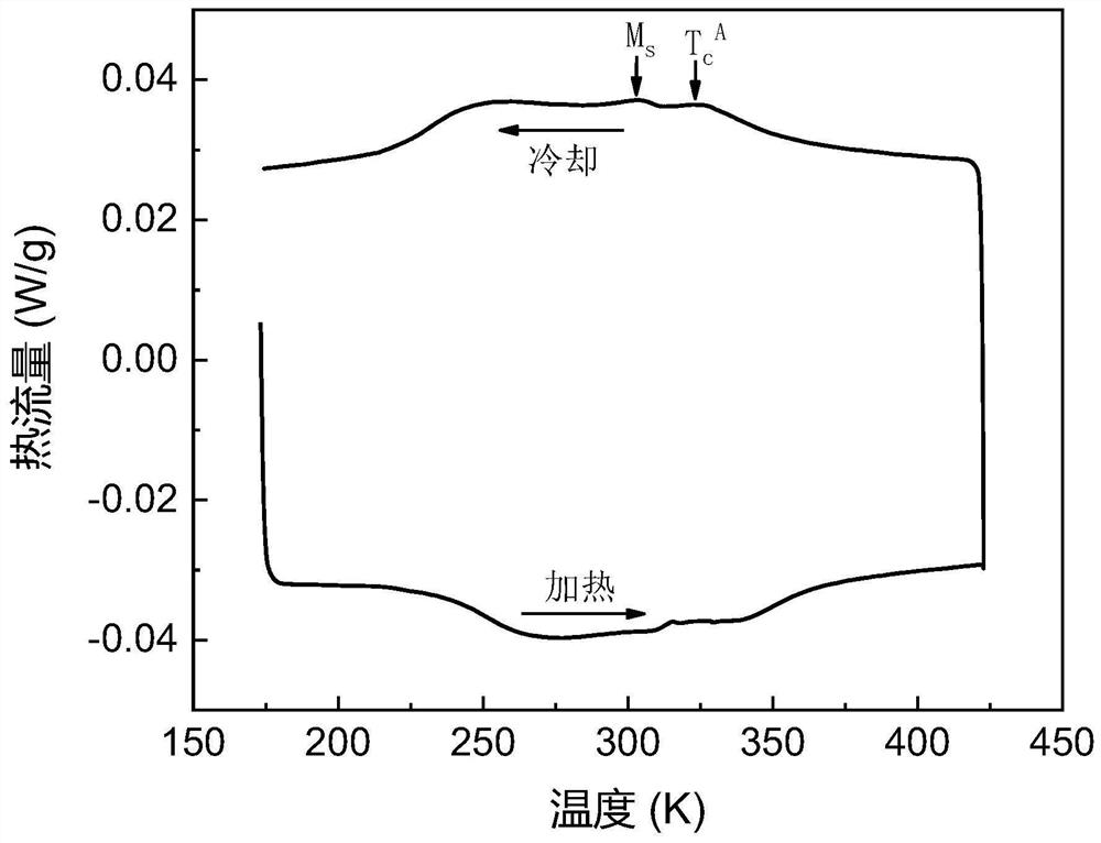 A ferromagnetic shape memory alloy with nanoeutectic layer structure