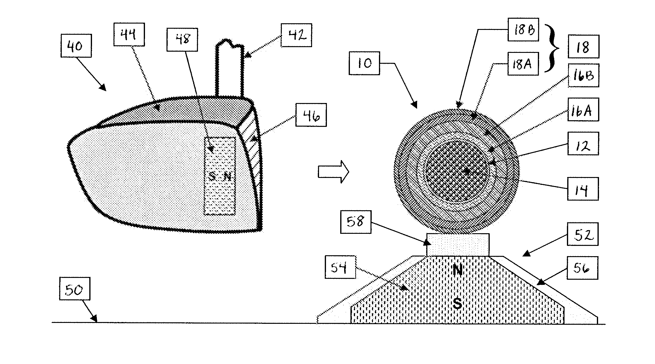 Adaptive golf ball