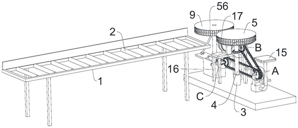 Feeding equipment based on steel bar cut-off machine in house building