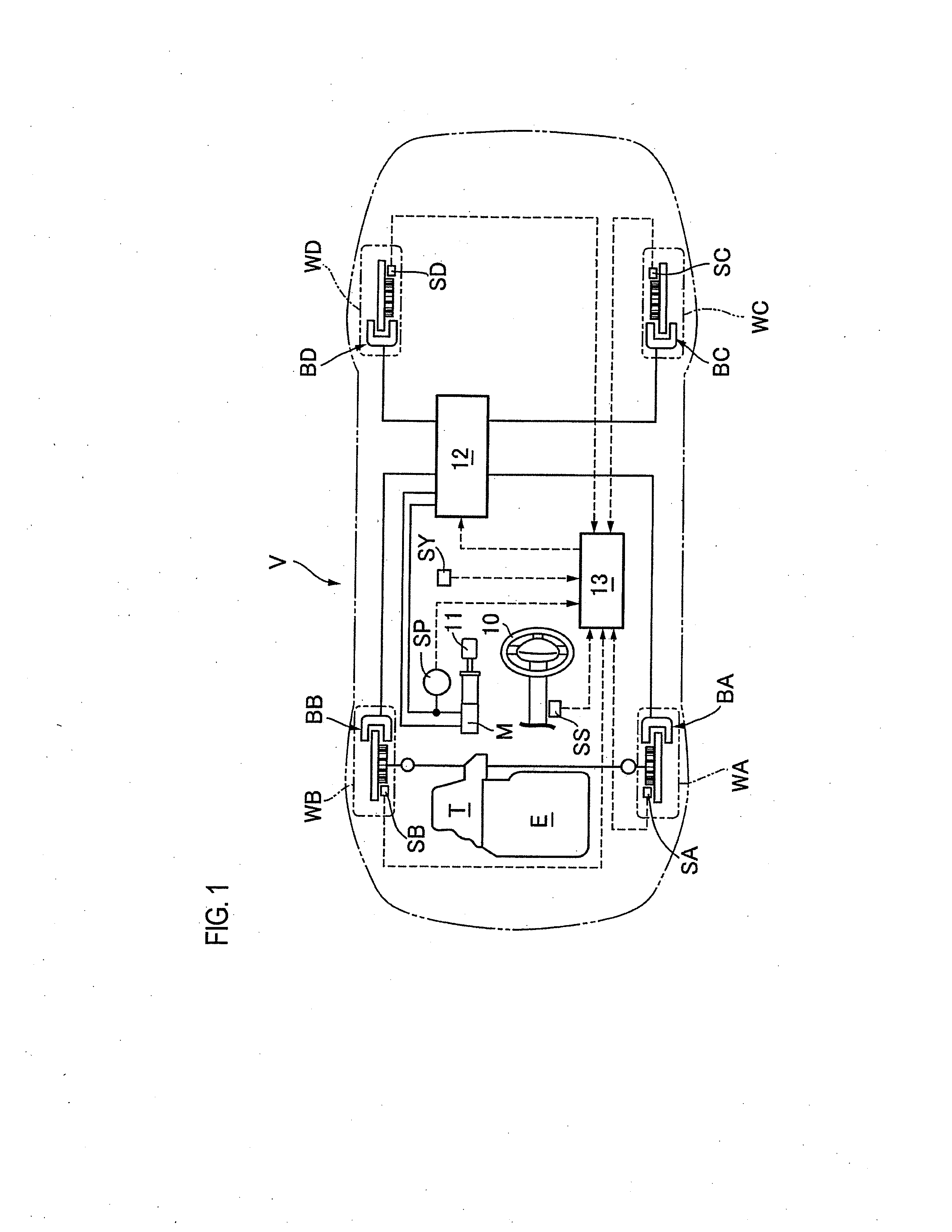 Vehicle brake hydraulic pressure control apparatus