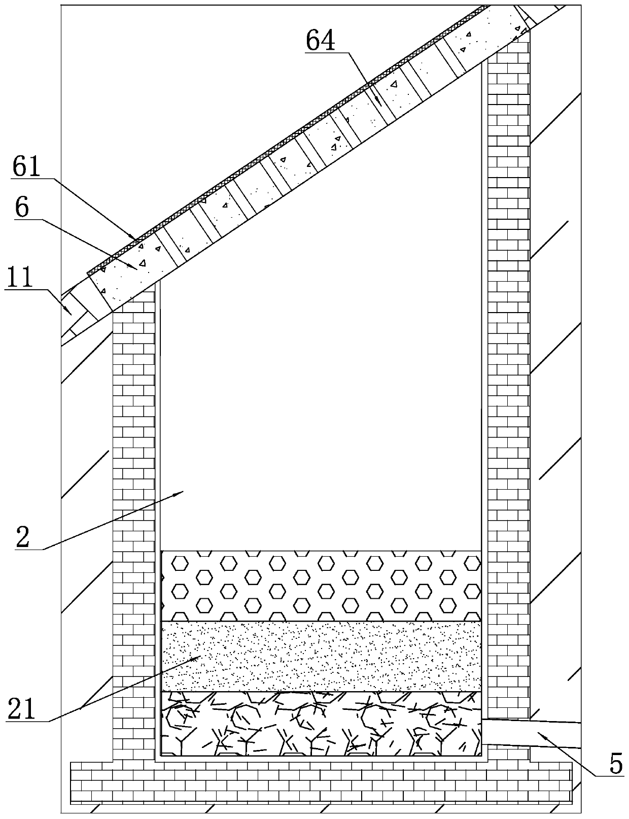 Self-seepage and reverse-filter recirculation system applied to riverway