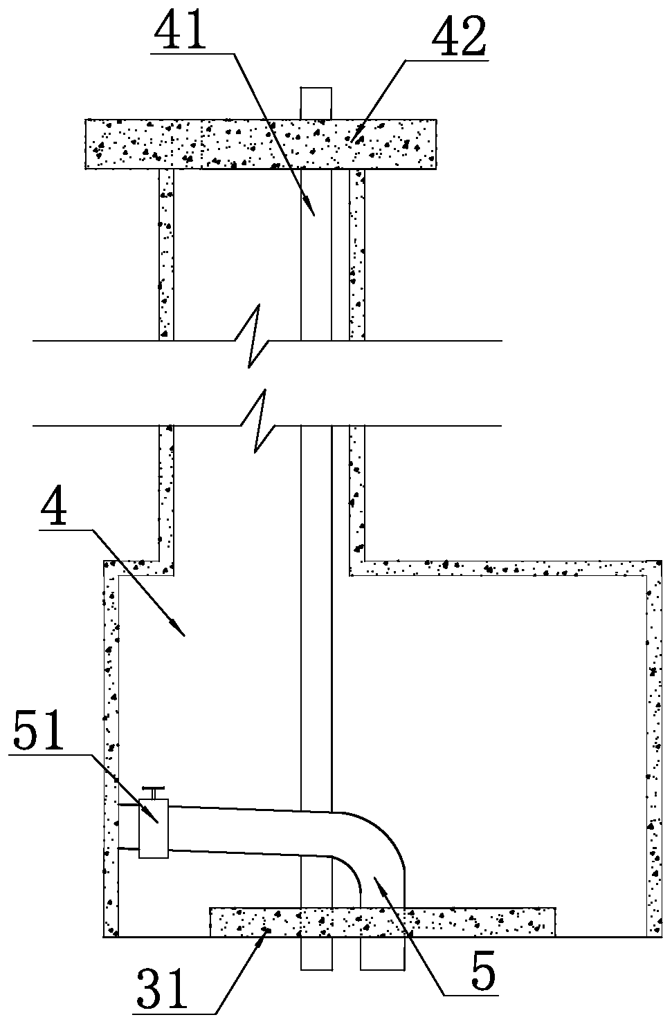 Self-seepage and reverse-filter recirculation system applied to riverway