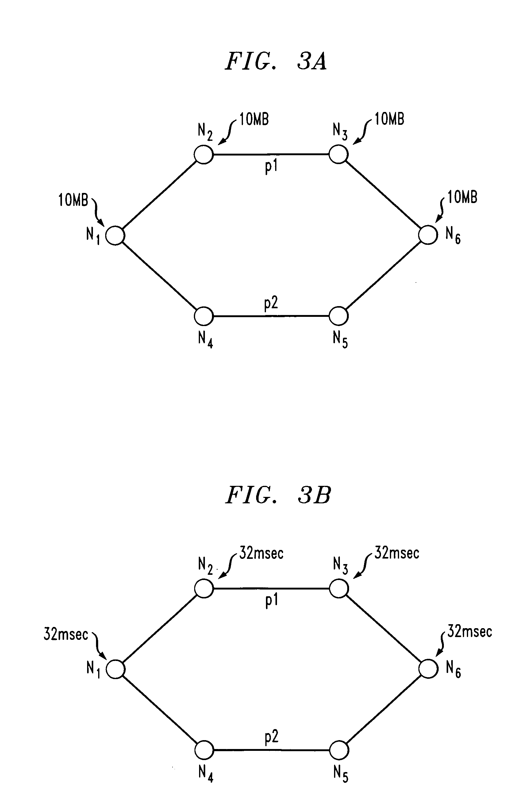 Delay distributed virtually-concatenated data traffic